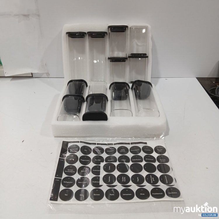 Artikel Nr. 955322: Küchengläser mit Beschriftungs Sticker Set