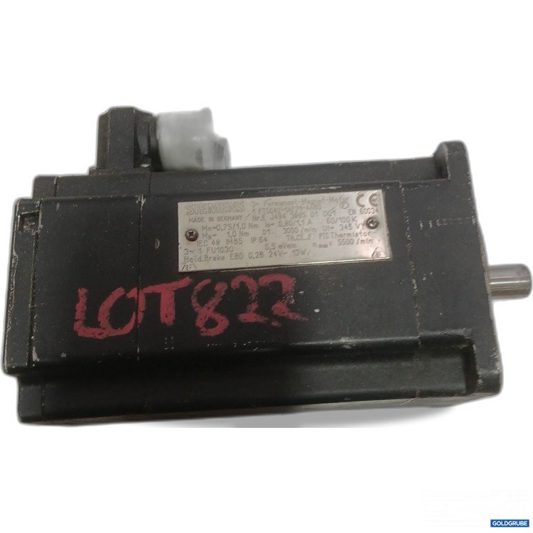 Artikel Nr. 977322 Artikel Nr. 977322: Siemens 3~ Permanent Magnet Motor 1 FT5042-1AF71-4A80