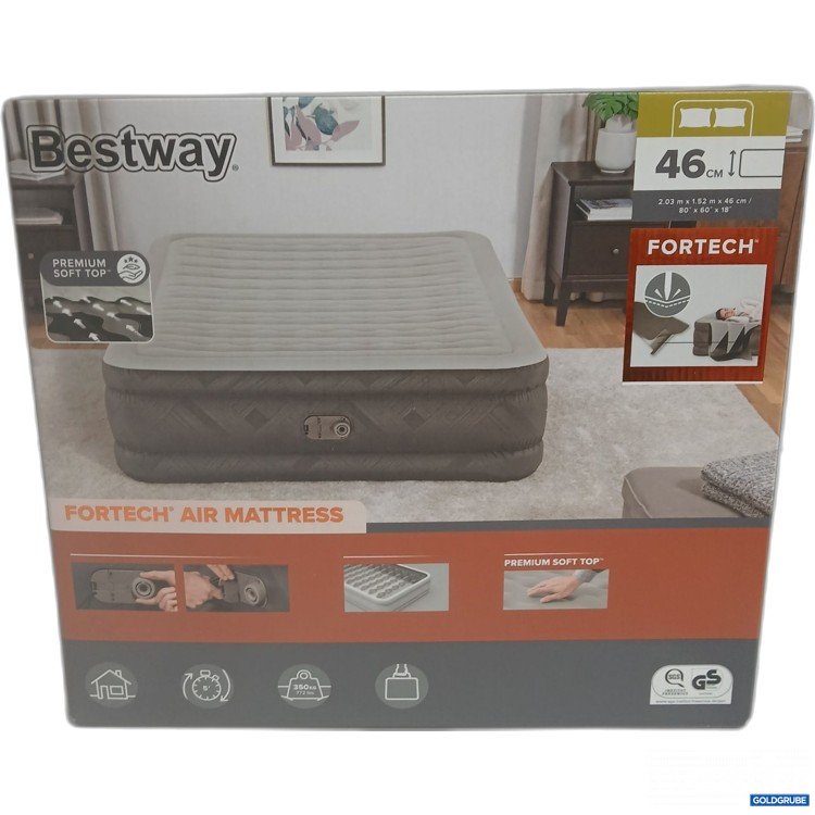 Artikel Nr. 990322 Artikel Nr. 990322: Bestway Fortech Air Mattress 2.03m x 1.52m x 46cm