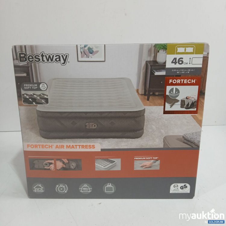 Artikel Nr. 990322 Artikel Nr. 990322: Bestway Fortech Air Mattress 2.03m x 1.52m x 46cm