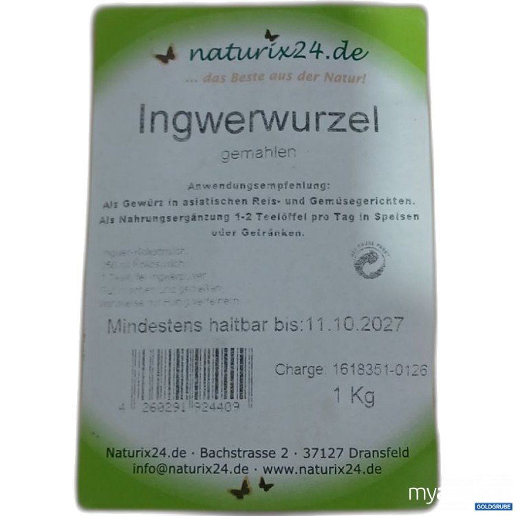 Artikel Nr. 997322 Artikel Nr. 997322: INGWERWURZEL 1kg