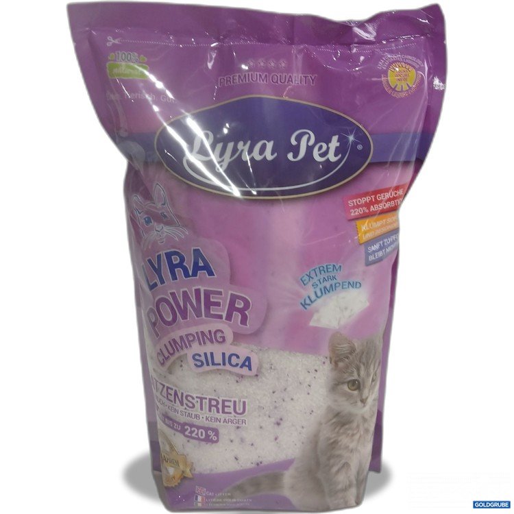 Artikel Nr. 460323: Lyra Pet Power Clumping Silica Katzenstreu 5L 