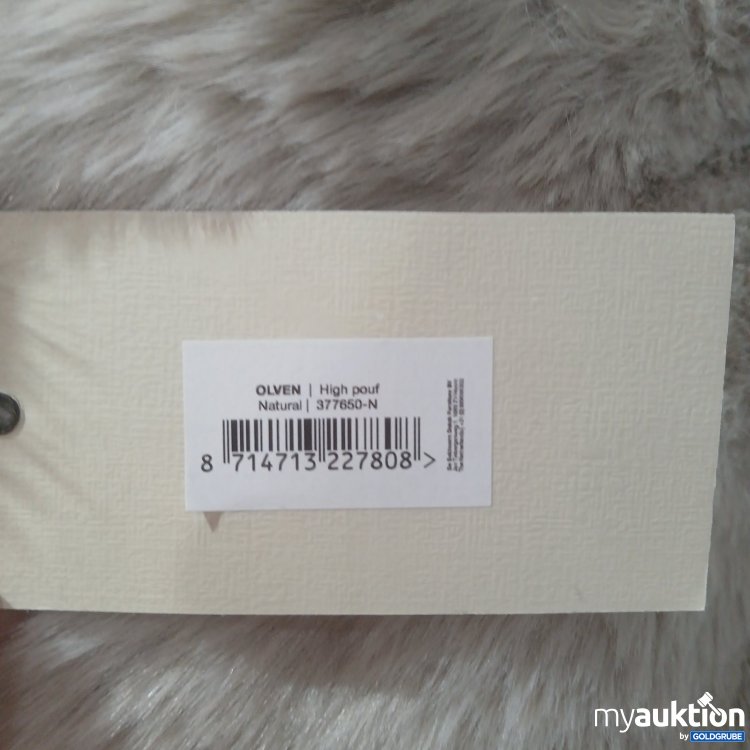 Artikel Nr. 469323 Artikel Nr. 469323: Olven High pouf Natural Hocker Plüsch 377650-N