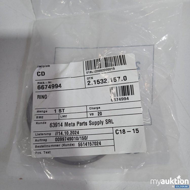Artikel Nr. 521323 Artikel Nr. 521323: SDF Parts Ring 2.1532.157.0