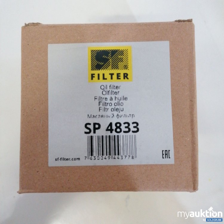 Artikel Nr. 761323 Artikel Nr. 761323: SF Filtet Ölfilter SP 4833
