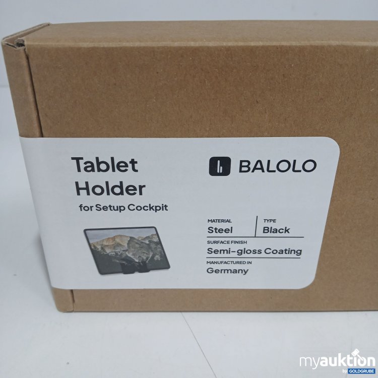 Artikel Nr. 818323: Balolo Tablet Holder for Setup Cockpit Black 