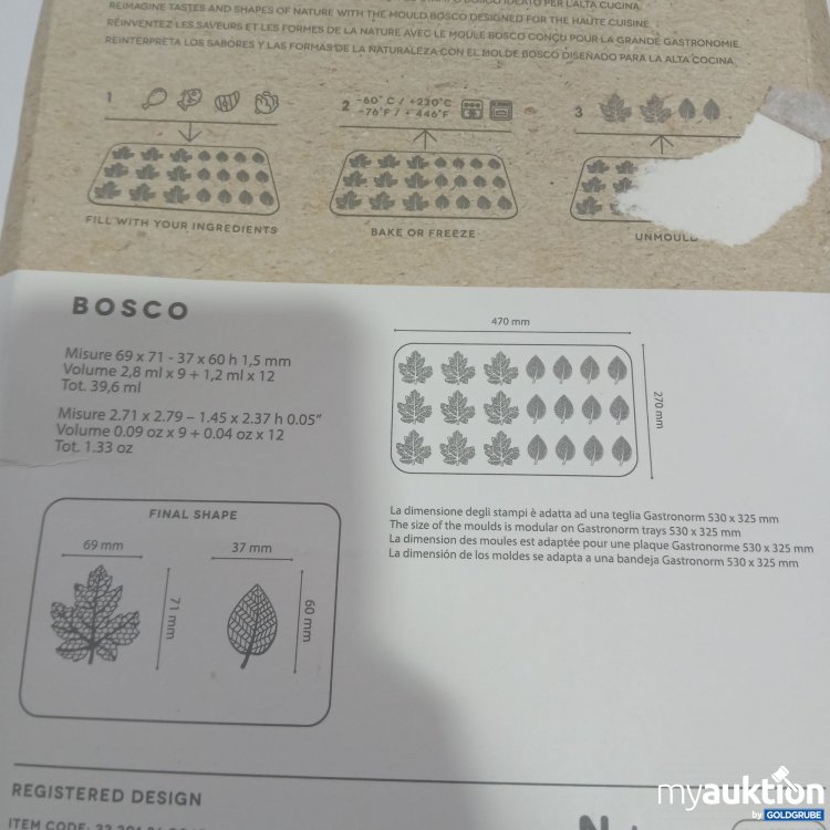 Artikel Nr. 852323: SilikonArt Bosco 470x270mm