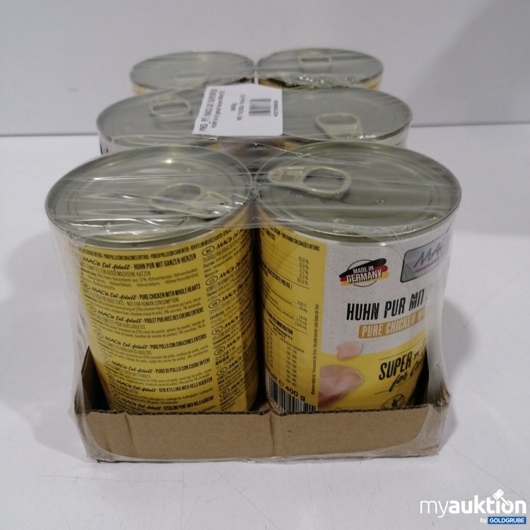 Artikel Nr. 891323: Macs Super Food Katze Huhn mit ganzem Herzen 6x400g