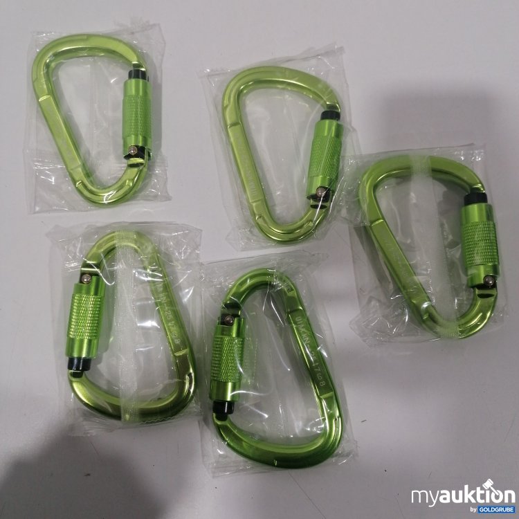 Artikel Nr. 895323: Karabiner Grün 5Stk