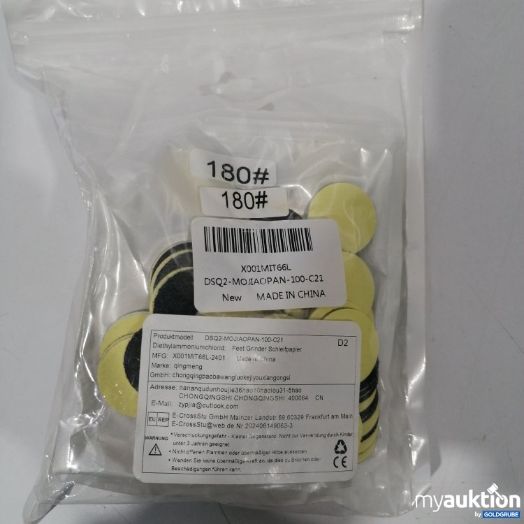 Artikel Nr. 896323: Feet Grinder Schleifpapier