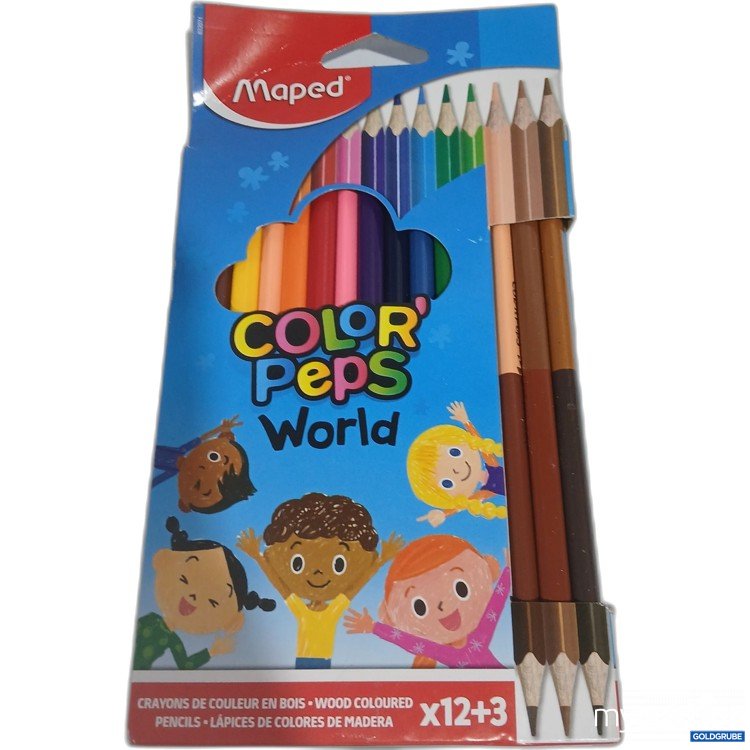 Artikel Nr. 898323: Maped Color Peps World Bunststifte 12+3 