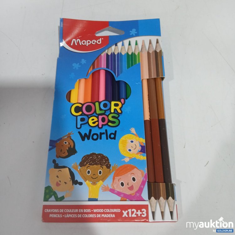 Artikel Nr. 898323: Maped Color Peps World Bunststifte 12+3 