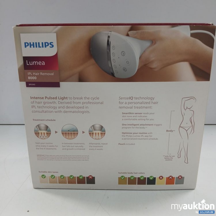 Artikel Nr. 921323: Philips Lumea IPL Hair Removal 8000 BR940