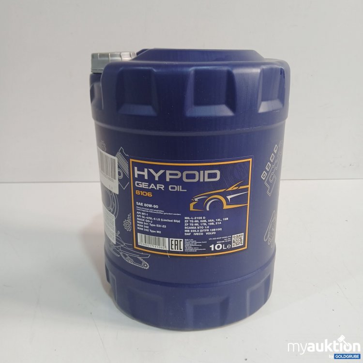 Artikel Nr. 961323: Mannol Hypoid Gear Oil 8106 Sae 80W-90 10l 