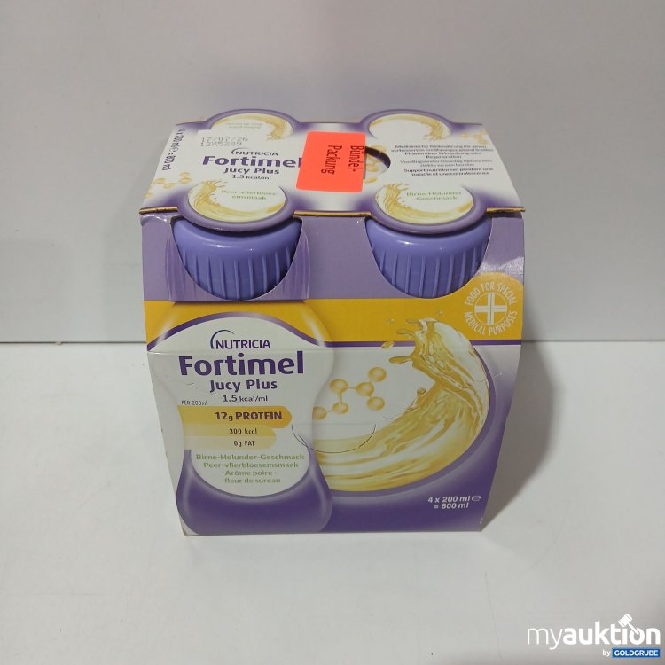 Artikel Nr. 967323: Nutricia Fortimel Jucy Plus Birne-Holunder Geschmack 4×200ml