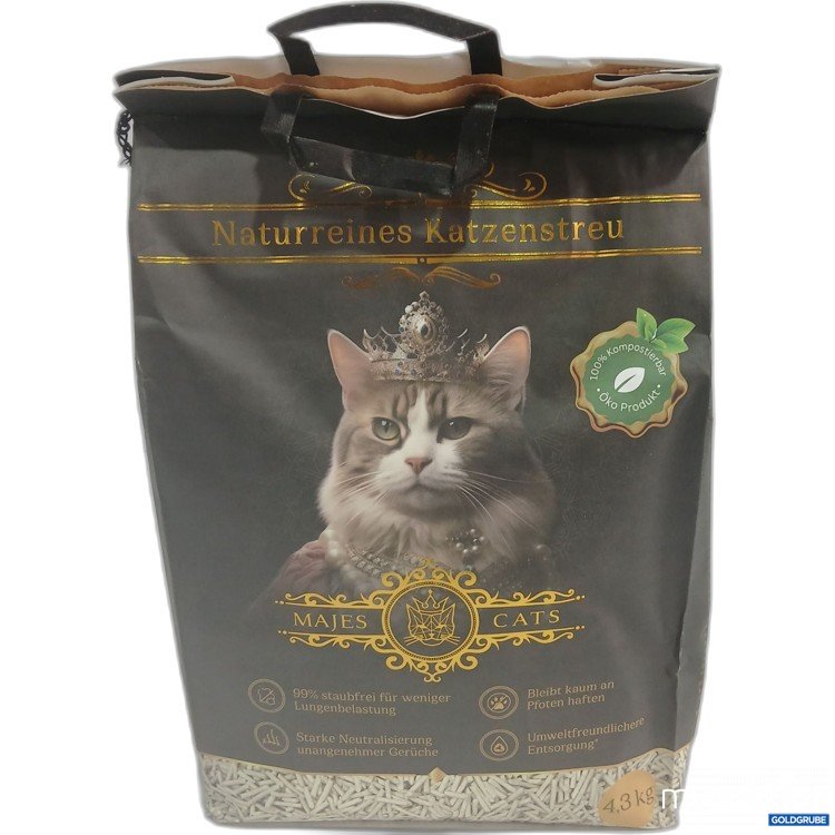 Artikel Nr. 972323: Majes Cats Naturreines Katzenstreu 4,3kg 