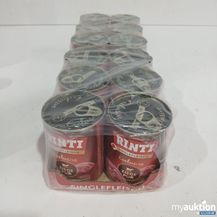 Artikel Nr. 985323: Rinti Singlefleisch Exclusive Ziege Pur 12x400g