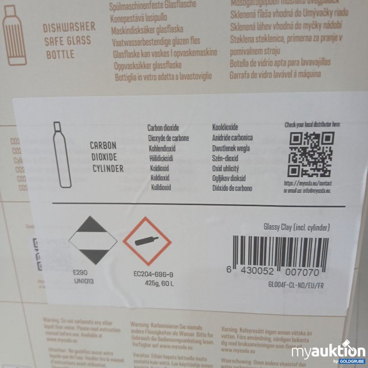 Artikel Nr. 989323: MySoda Glassy GL004F-CL-ND/EU/FR 