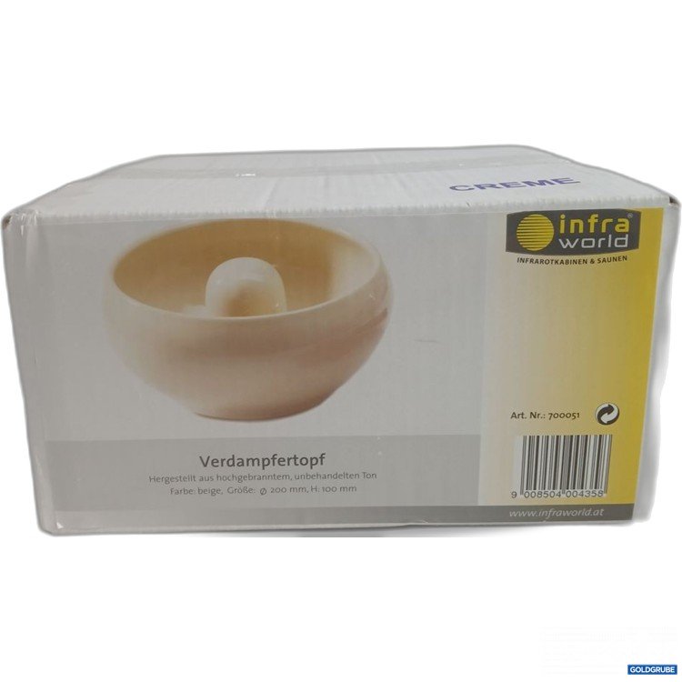 Artikel Nr. 996323 Artikel Nr. 996323: infra world Verdampfertopf beige ø200mm H: 100mm