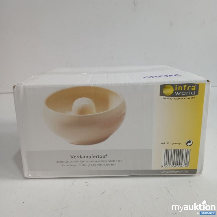 Artikel Nr. 996323 Artikel Nr. 996323: infra world Verdampfertopf beige ø200mm H: 100mm
