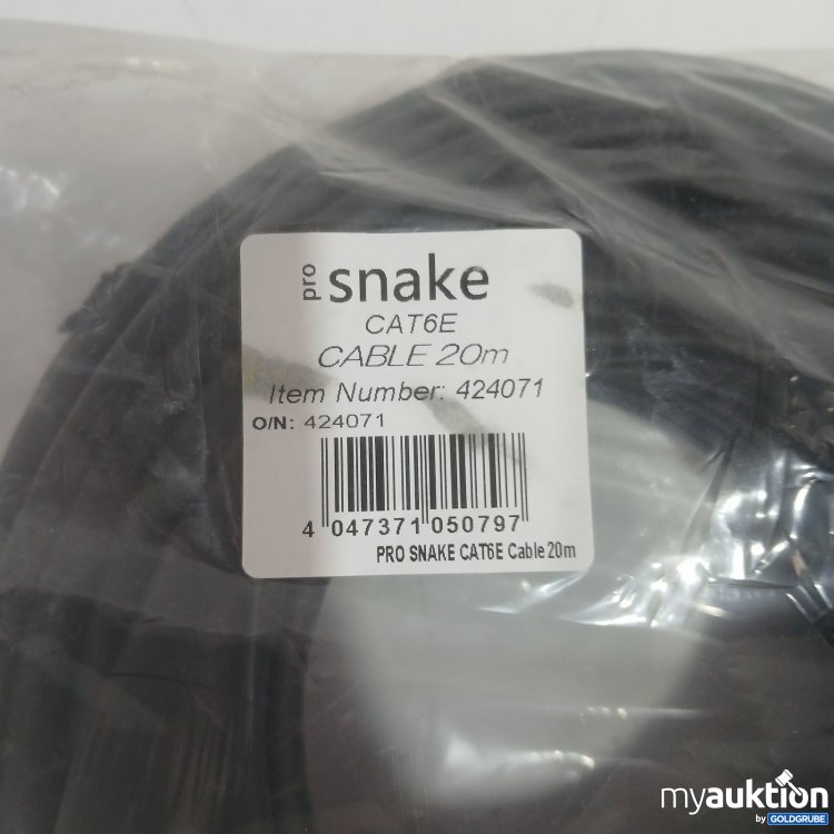 Artikel Nr. 471324 Artikel Nr. 471324: pro snake CAT6E Kabel 20 m