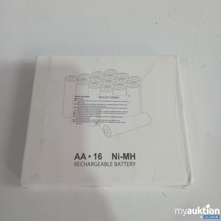 Artikel Nr. 809324: Rechargeable Battery AA Ni-MH 16Stk