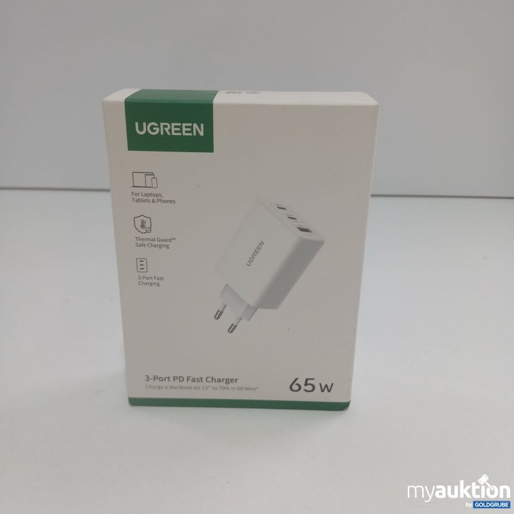 Artikel Nr. 825324 Artikel Nr. 825324: Ugreen 3-Port PD Fast Charger 65W