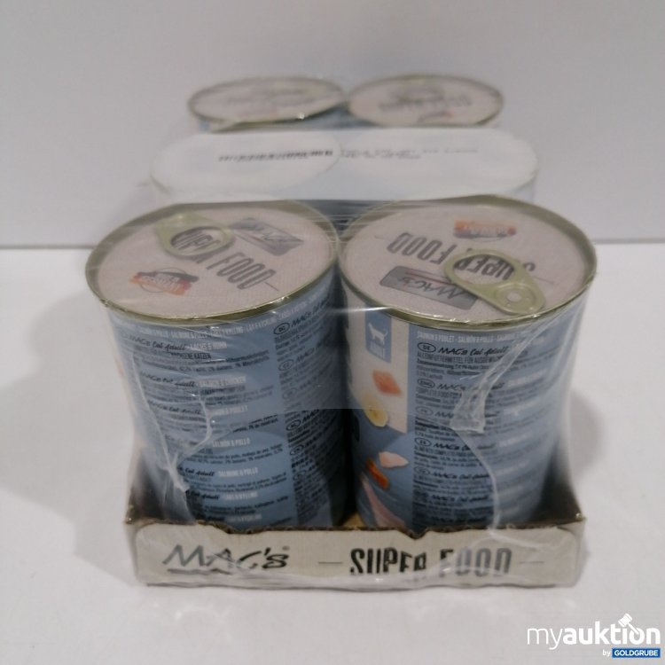 Artikel Nr. 891324: Macs Super Food Katze Lachs&Huhn 6x400g