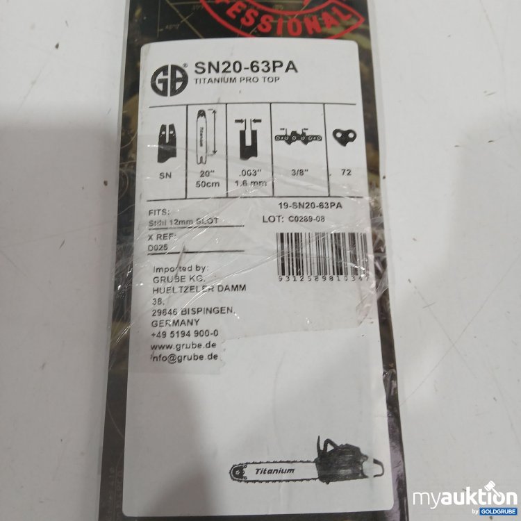 Artikel Nr. 897324: Führungsschiene SN20-63PA 