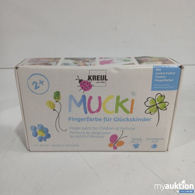Artikel Nr. 932324 Artikel Nr. 932324: KREUL MUCKI Fingerfarbe für Glückskinder 6x50 ml