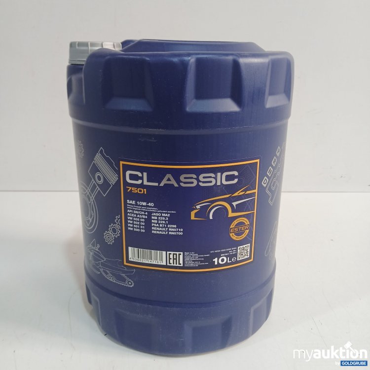 Artikel Nr. 961324: Mannol Classic 7501 Sae 10W-40 10l