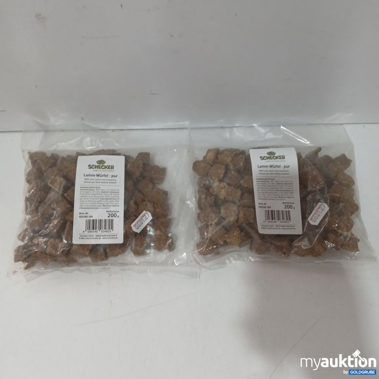 Artikel Nr. 973324: Scheker Lamm-Würfel pur 2×200g