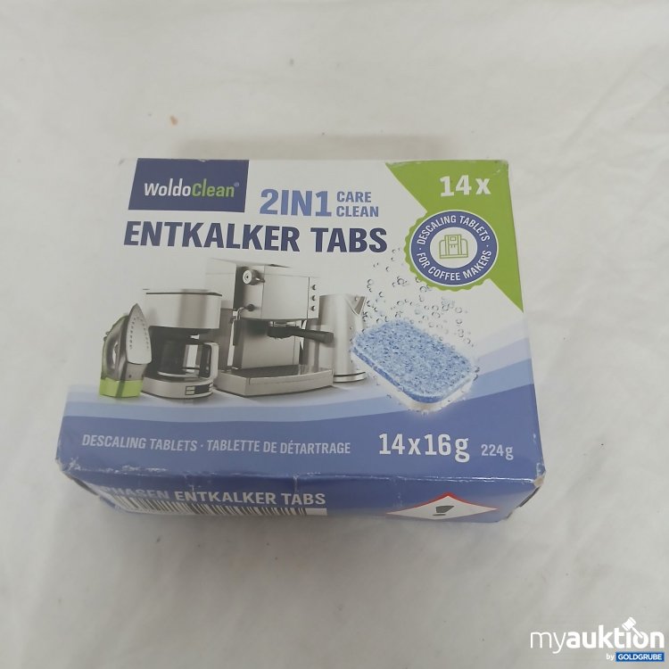 Artikel Nr. 817325 Artikel Nr. 817325: WoldoClean 2in1 Entkalker Tabs 14x16g