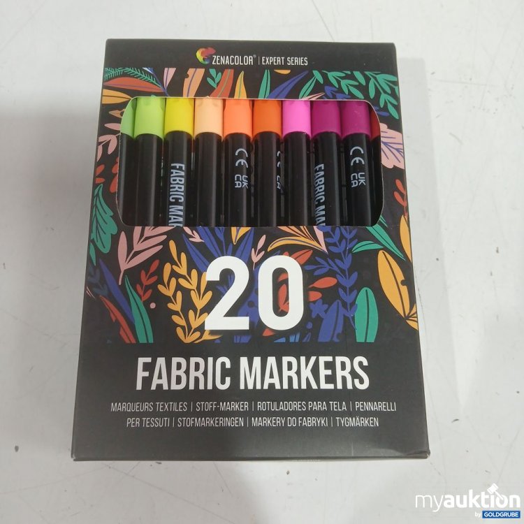 Artikel Nr. 932325 Artikel Nr. 932325: Zenacolor Fabric Markers 20er Set