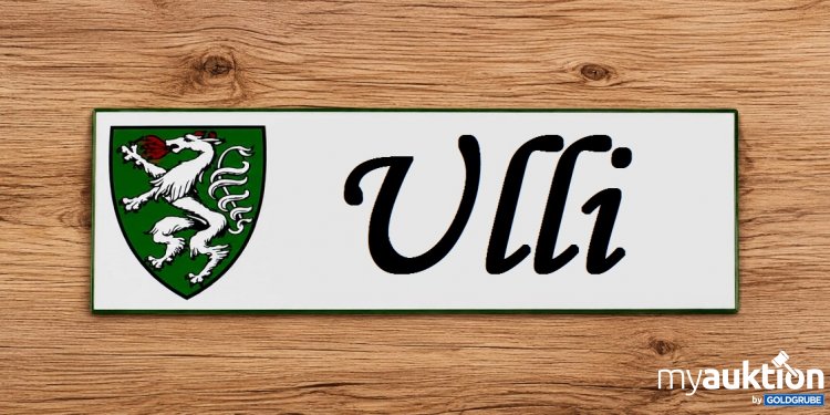 Artikel Nr. 937325 Artikel Nr. 937325: Blechschild