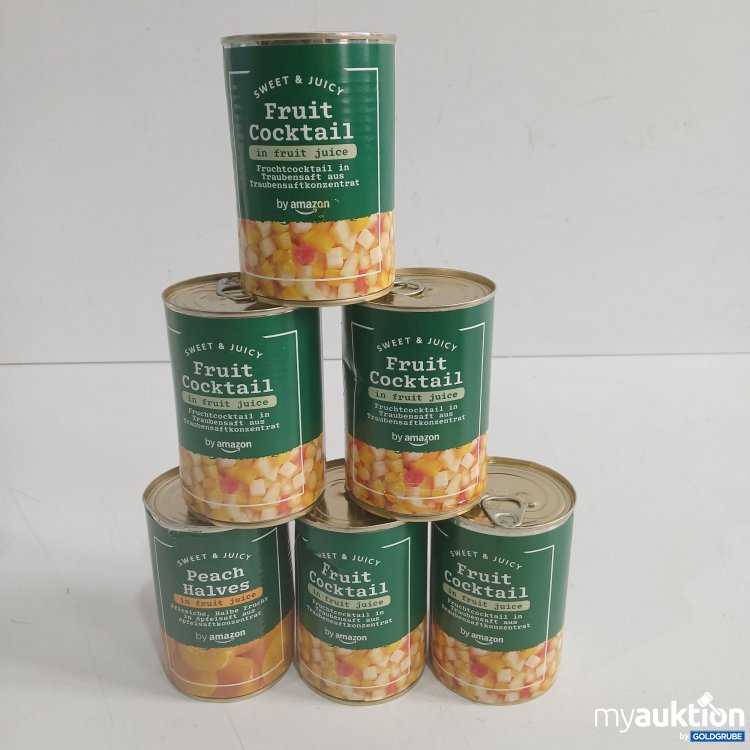 Artikel Nr. 959325: Amazon Fruit Cocktail / Peach Halves 6x411g 