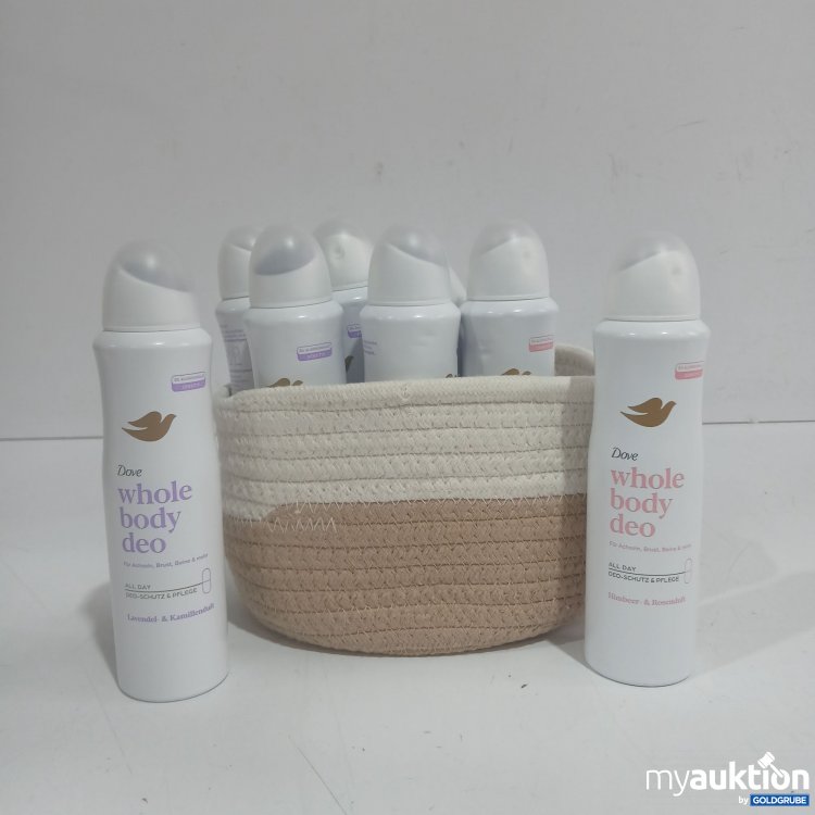 Artikel Nr. 960325: Dove Whole body deo 10x150ml mit Korb 