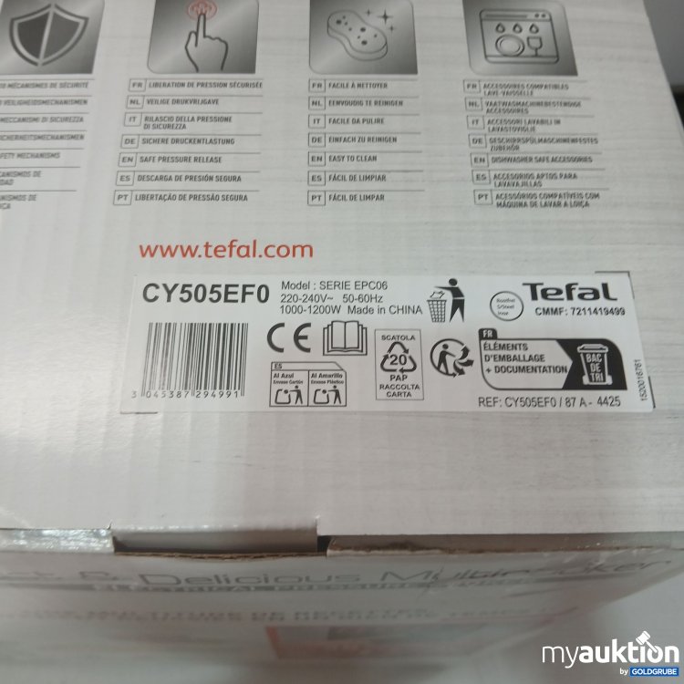 Artikel Nr. 989325 Artikel Nr. 989325: Tefal Multicooker CY505EF0 6L