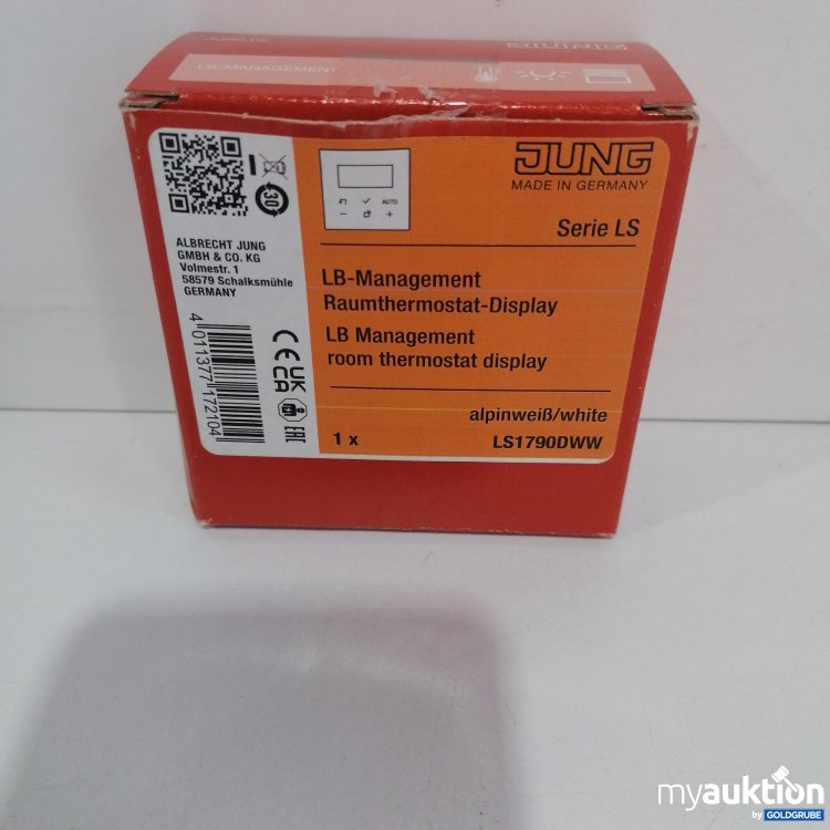 Artikel Nr. 439326 Artikel Nr. 439326: Jung LB Management Raumthermostat Display LS 179DWW Series LS