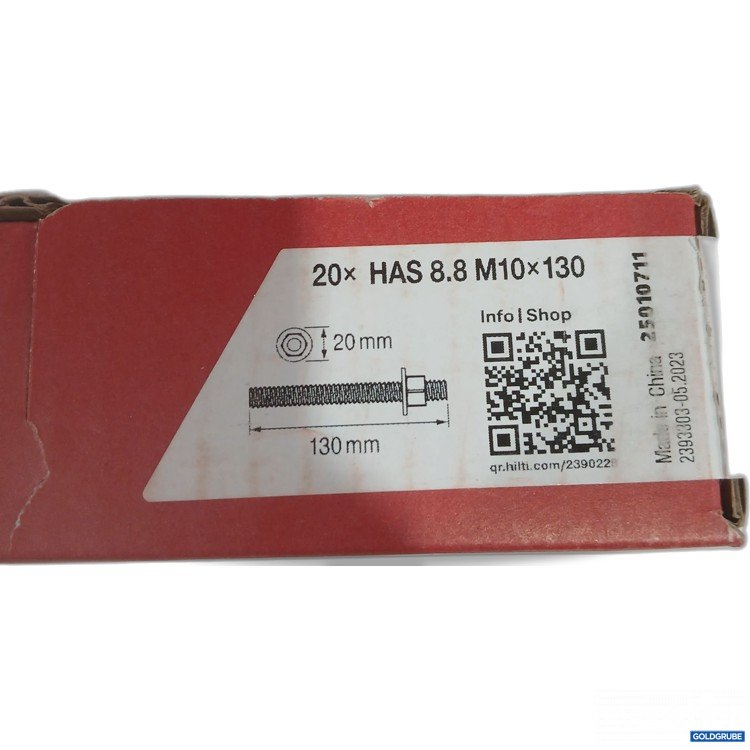 Artikel Nr. 446326 Artikel Nr. 446326: Hilti 20x HAS 8.8 M10x130