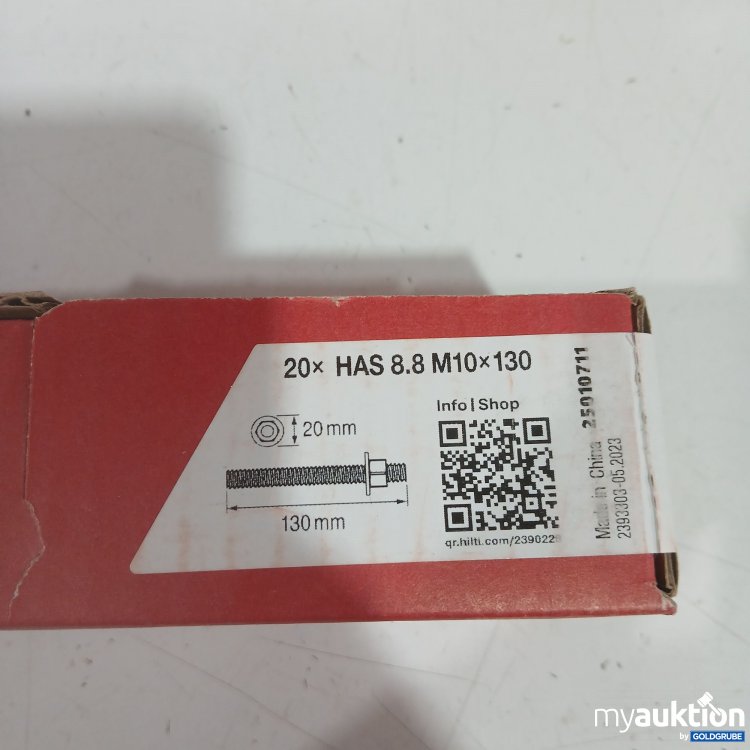 Artikel Nr. 446326 Artikel Nr. 446326: Hilti 20x HAS 8.8 M10x130