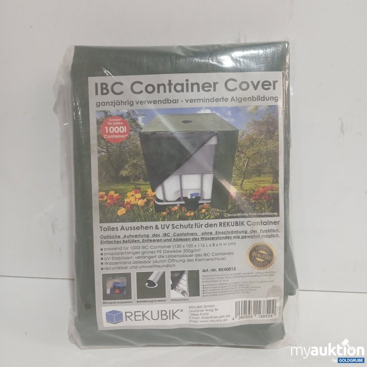Artikel Nr. 471326 Artikel Nr. 471326: REKUBIK IBC Container Cover für 1000L Container geeignet