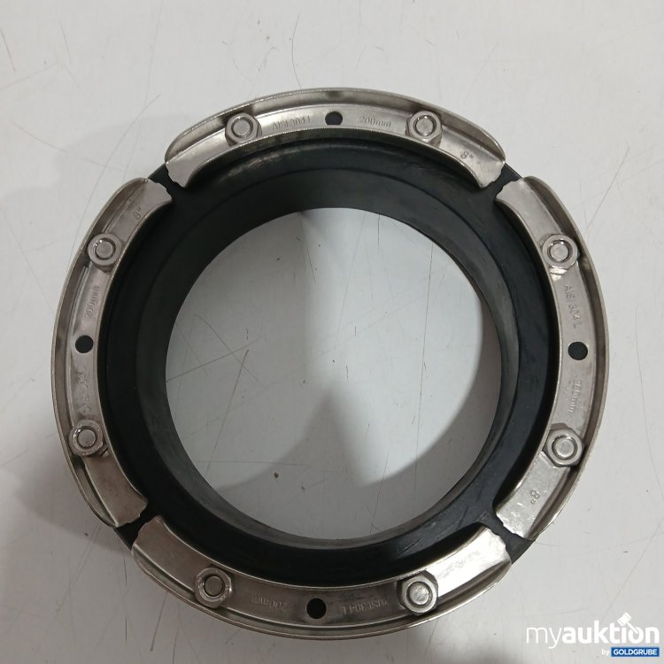 Artikel Nr. 527326: Hauff Technik Gummimanschette mit Metallring 200 mm