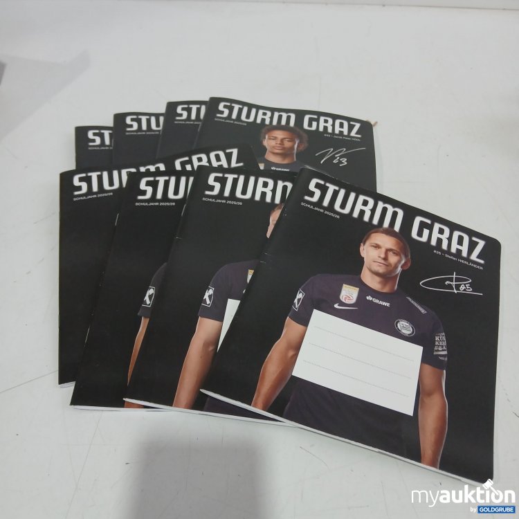 Artikel Nr. 889326: Sturm Graz Heft  A5 Unliniert  8stk 