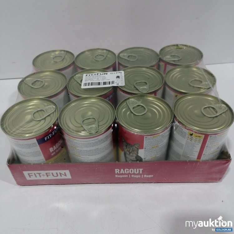 Artikel Nr. 891326: Fit+Fun Katze Huhn 12x415g