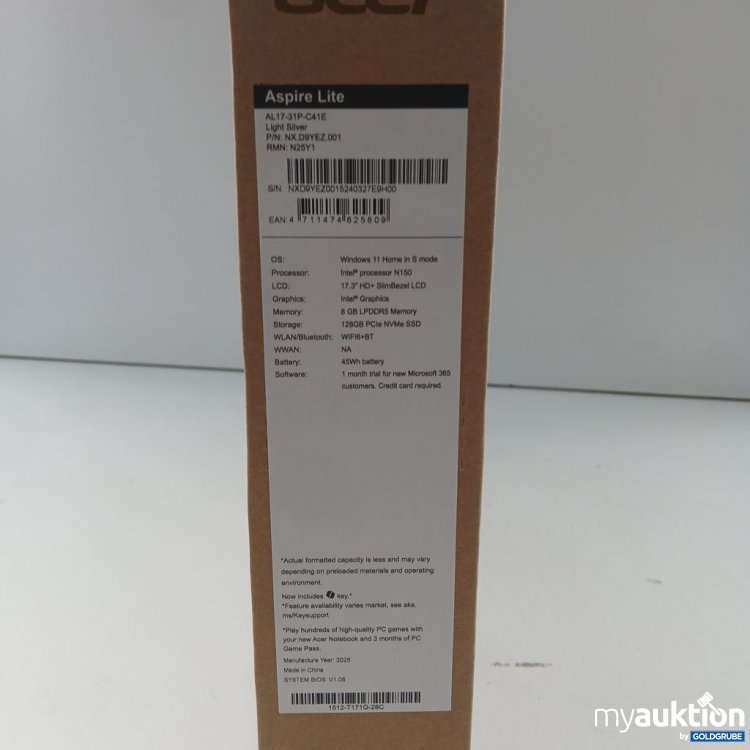 Artikel Nr. 921326: Acer Aspire Lite AL17-31P-C41E