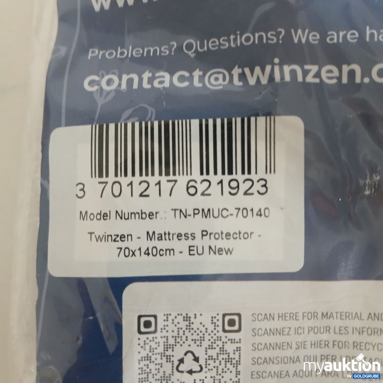Artikel Nr. 930326 Artikel Nr. 930326: Twinzen Mattress Protector 70x140 cm