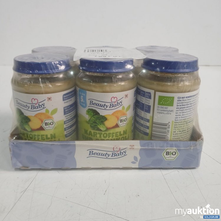 Artikel Nr. 935326 Artikel Nr. 935326: Beauty Baby 6 x 190 g Kartoffeln und Brokkoli Bio Babybrei