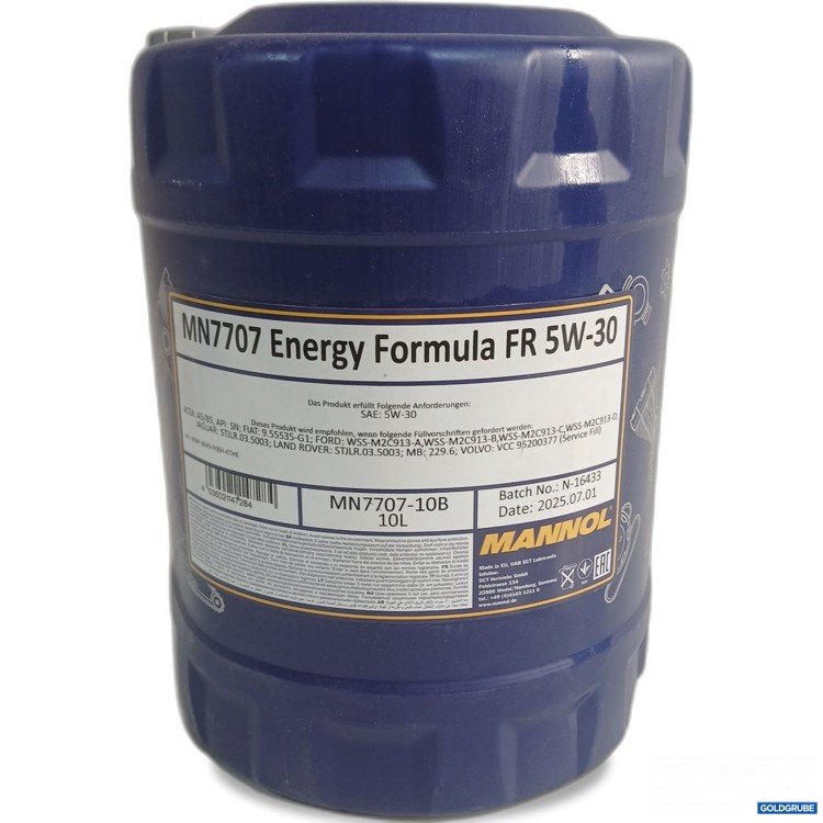 Artikel Nr. 961326 Artikel Nr. 961326: Mannol MN7707 Energy Formula FR 5W-30 10l