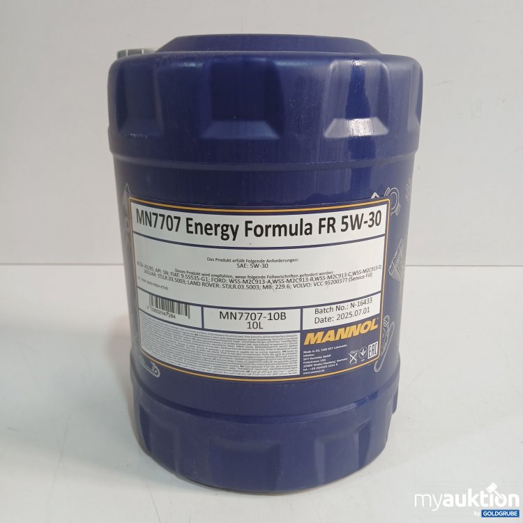 Artikel Nr. 961326 Artikel Nr. 961326: Mannol MN7707 Energy Formula FR 5W-30 10l